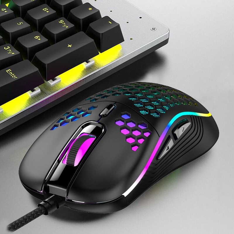 Ultralight wired RGB gaming mouse