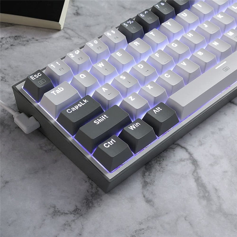 Compact mechanical keyboard - 61 keys with red linear switches - Gamer Gear Online